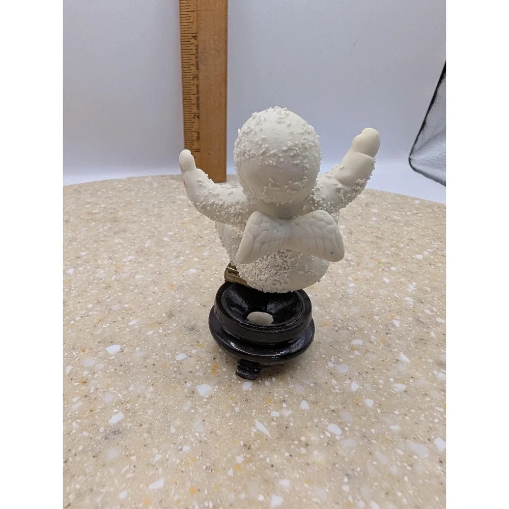 Dept 56 Snowbaby Collection Winged Lite Up Clip Released 1986 Retired 1990 Rare